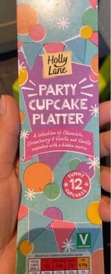 Party cupcake platter