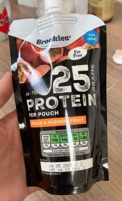 Peach and Passionfruit On-The-Go Protein Pouch