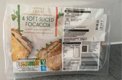Soft Sliced Focaccia