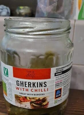 Gherkins with chilli