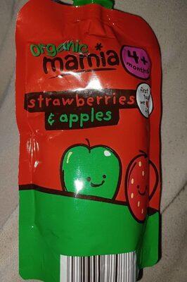 Strawberries and apple