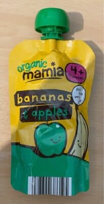 Organic Mamia Bananas & Apples