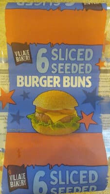 Sliced Seeded Burger Buns
