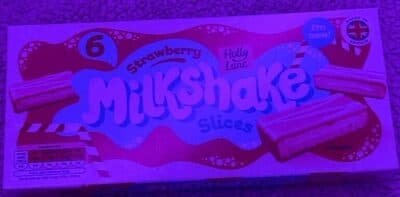 Strawberry Milkshake Slices