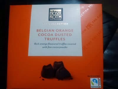 Belgian Orange Cocoa Dusted Truffles