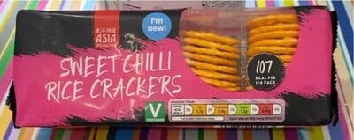 Sweet chilli rice crackers