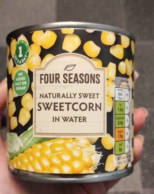 Naturally Sweet Sweetcorn in Water