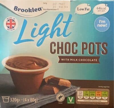 Light choc pots