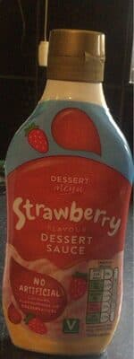 Strawberry Flavour Dessert Sauce