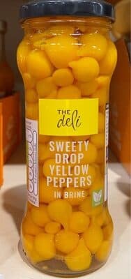 Sweet drop yellow peppers