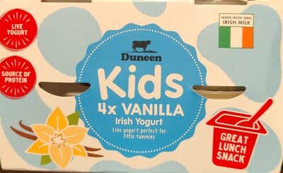 Kids Vanilla Irish Yoghurt