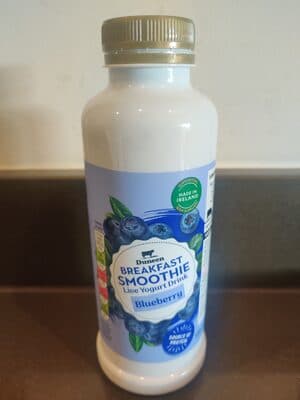Breakfast Smoothie Live Yogurt Drink Blueberry