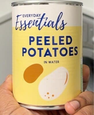 Peeled Potatoes