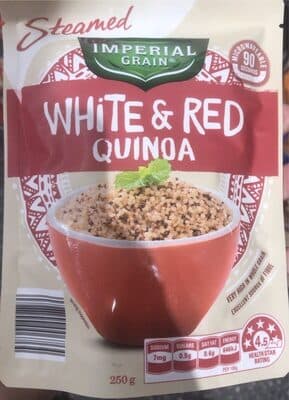 White & red quinoa