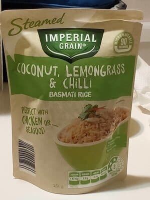 Coconut, lemongrass & chili basmati rice