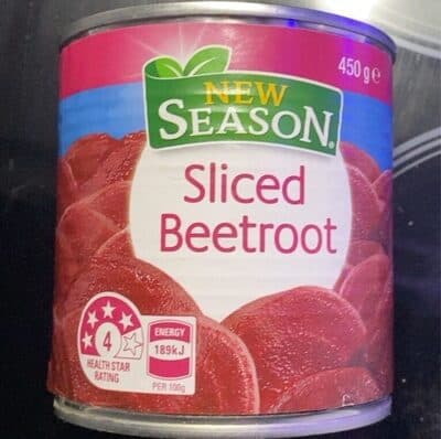 Sliced Beetroot