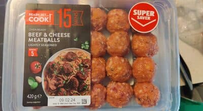 Oven Ready Beef & Cheese Meatballs