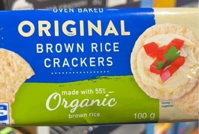 Oven Baked Original Brown Rice Crackers