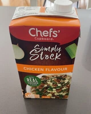 Chicken flavoured stock