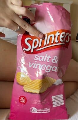Salt And Vinegar Crinkle Cut Potato Chips