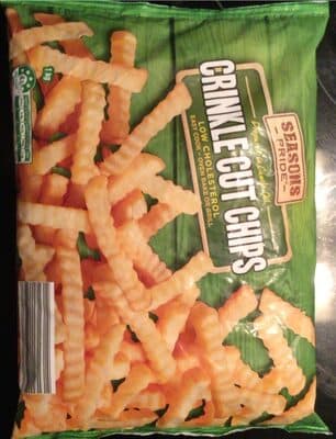 Crinkle cut chips