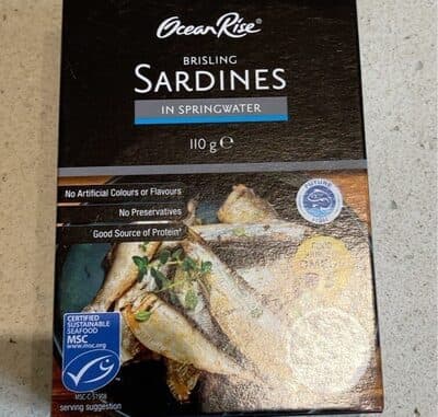 Brisling Sardines In Springwater