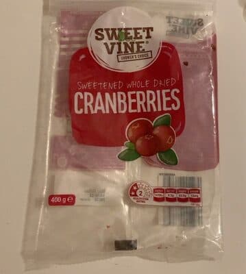 Sweetened Whole Dried Cranberries