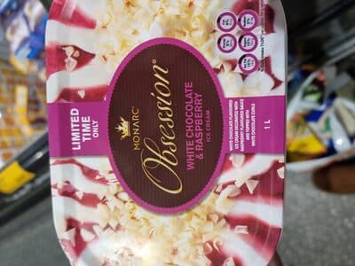 white chocolate and Raspberry