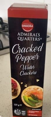 Cracked Pepper Water Crackers