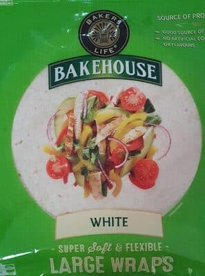 White Large Wraps