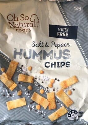 Salt & Pepper Hummus Chips