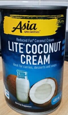 Lite coconut cream