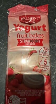 Yoghurt Fruit Bakes Strawberry Flavoured