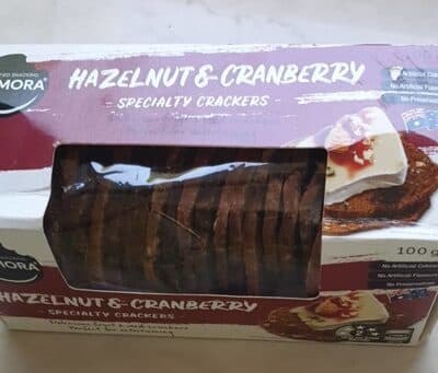 Hazelnut & Cranberry Specialty Crackers