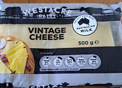 vintage cheese block