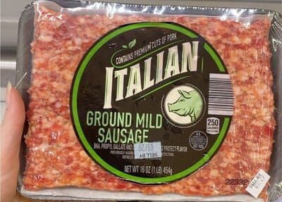 Italian Ground Mild Sausage