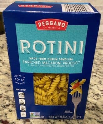 ENRICHED MACARONI PRODUCT, ROTINI PASTAS