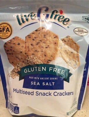 Multiseed snack crackers