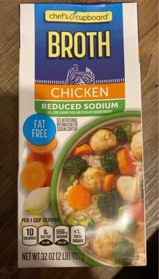 Reduced Sodium Chicken Broth