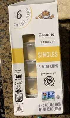 Classic Hummus Singles Mini Cups