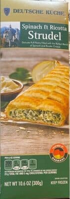 Spinach And Ricotta Strudel