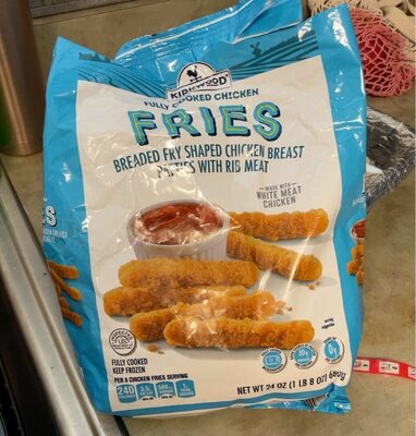 Fully cooked chicken fries