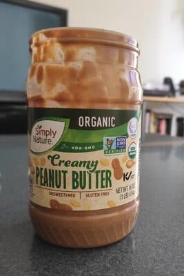 Unsweetened Creamy Peanut Butter