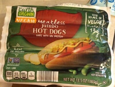 Meatless Jumbo Hot Dogs