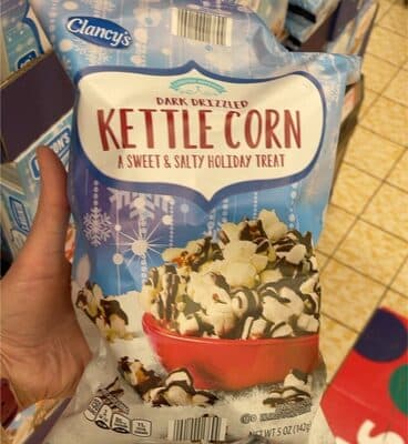Dark Drizzled Kettle Corn Popcorn Lightly Coated With Sugar & Salt
