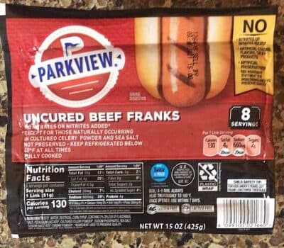 Uncured Beef Franks