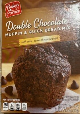 Double chocolate muffin & quick bread mix