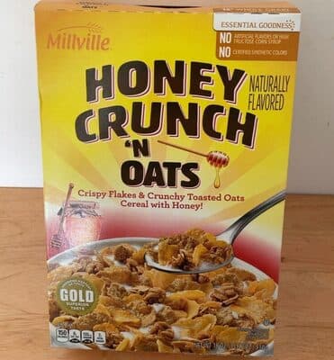 Honey Crunch 'N Oats Crispy Flakes & Crunchy Toasted Oats Cereal With Honey