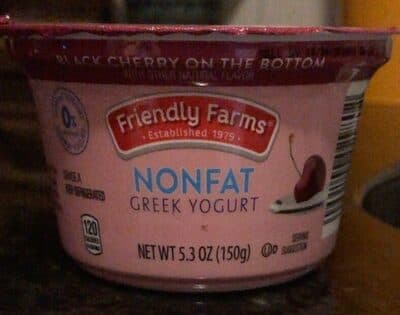Black Cherry on the Bottom Nonfat Greek Yogurt