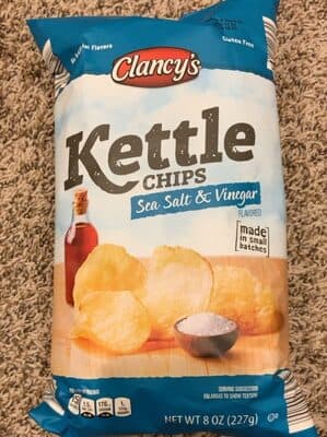 Sea Salt & Vinegar Flavored Kettle Chips